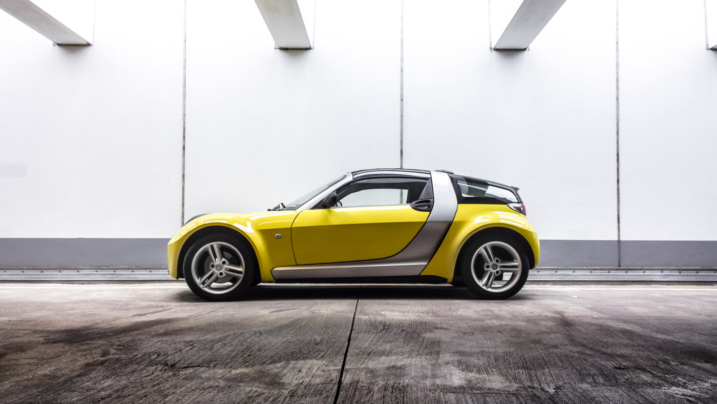 Smart Roadster Coupe Gelb
